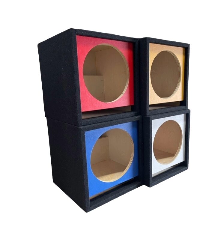 12” ENCLOSURE/CAJON FOR BASS SINGLE WITH VINYL FRONT | EAC-R12DBOX